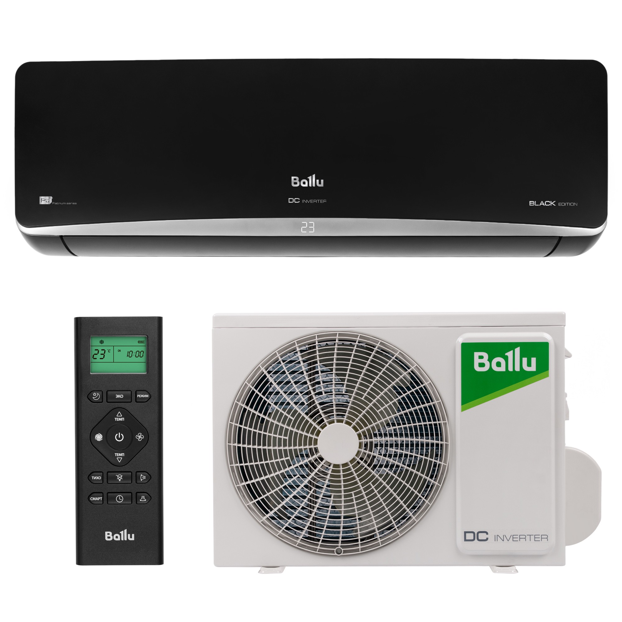 Кондиционер Ballu Platinum ERP DC Inverter Black Edition BSPI-13HN8/BL/EU — изображение 13